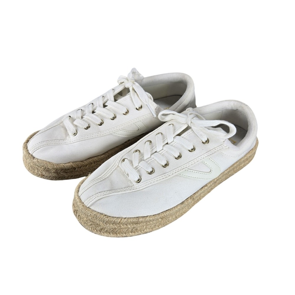 Tretorn Women's Nylite Plus Espadrille Canvas Sneaker Platform US Size 8.5M